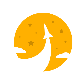 gold membership spaceship icon